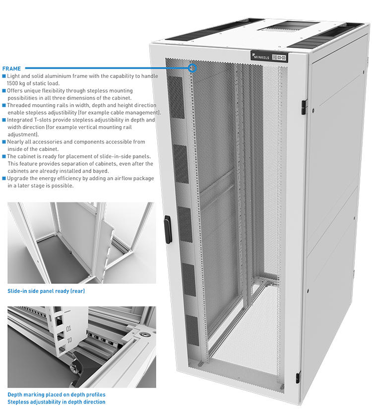 Theses are the general features of network cabinets